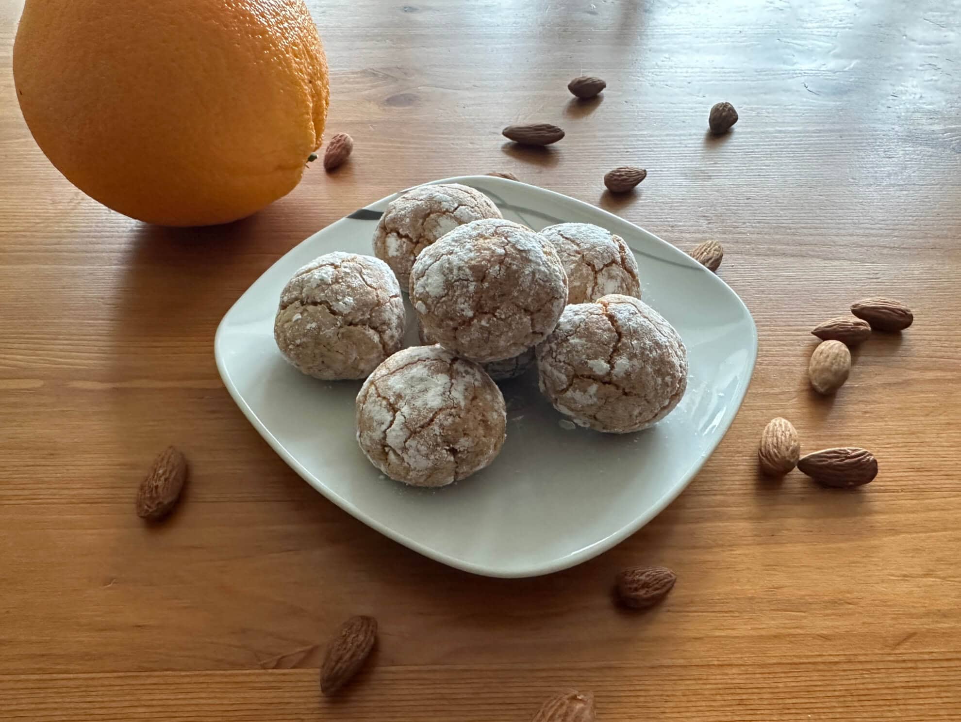 Amaretti mit Orange