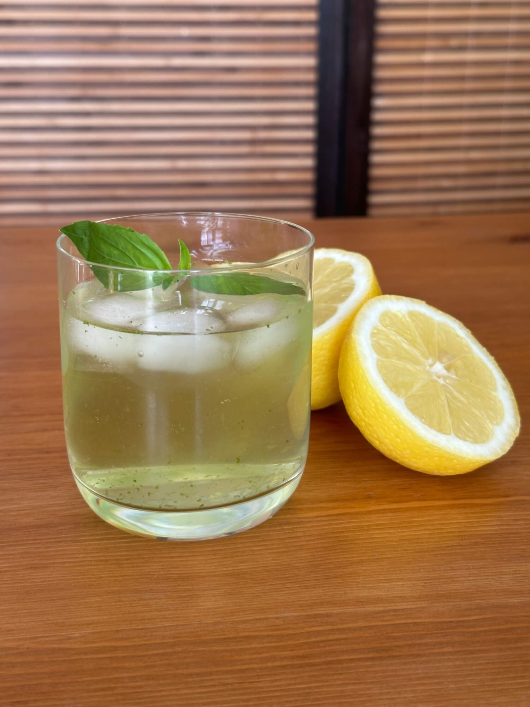 Gin Basil Smash Cocktail
