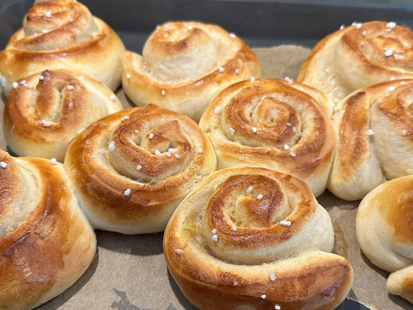 Zimtschnecken gebacken